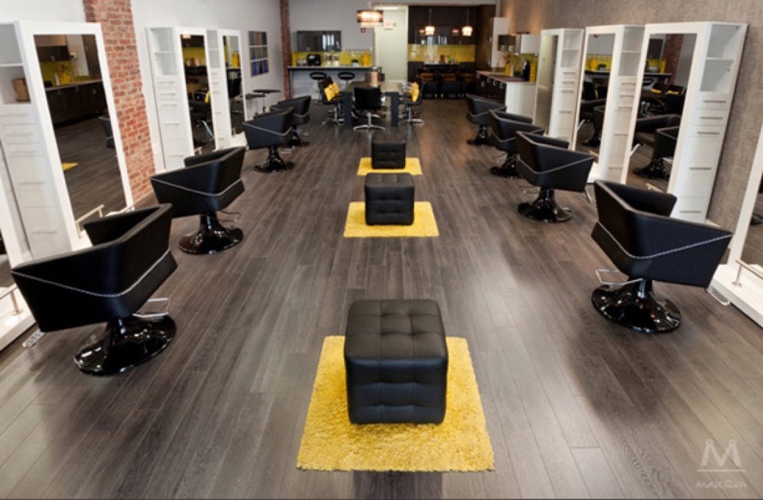Styling stations at Anthony Robert Salon