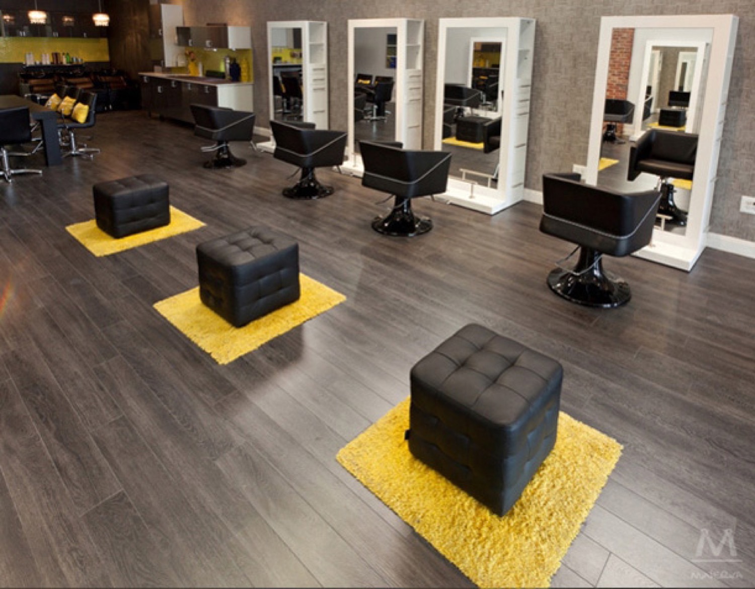Inside Anthony Robert Salon &mdash; styling stations